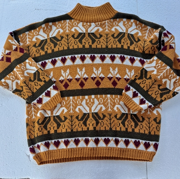 Croquet Club Sweaters Vintage Croquet Club Knit Turtle Neck Sweater
